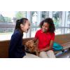 French Toast Girls’ Short Sleeve Stretch Pique Polo Shirt(Red)