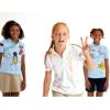 French Toast Girls Stretch Contrast Waistband Scooter School Uniform Skirt(Khaki)