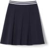 French Toast Girls Stretch Contrast Waistband Scooter School Uniform Skirt(Navy)