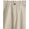 French Toast Girls’ Stretch Twill Jogger with Paper Bag Waist(Khaki)