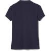 French Toast Toddler Girls Short Sleeve Peter Pan Collar Polo(Navy Blue)