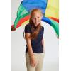 French Toast Toddler Girls Short Sleeve Peter Pan Collar Polo(Navy Blue)