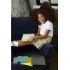 French Toast Toddler Girls Short Sleeve Peter Pan Collar Polo(White)
