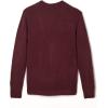 French Toast Unisex Anti-pill V-neck (Standard & Husky) School Uniform Cardigan Sweater(Burgundy)