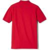 French Toast Unisex-Child Short Sleeve Pique Polo Uniform Shirt (Standard & Husky)(Red)