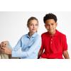 French Toast Unisex-Child Short Sleeve Pique Polo Uniform Shirt (Standard & Husky)(Red)