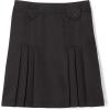 French Toast Big Girls’ Front Pleated Skirt with Tabs(Black)