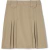 French Toast Big Girls’ Front Pleated Skirt with Tabs(Khaki)
