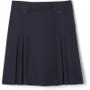 French Toast Big Girls’ Front Pleated Skirt with Tabs(Navy)