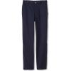 French Toast Boys Adaptive Updated Relaxed Fit Twill Pants with Hook and Loop Closure and Pull-Apart Leg Openings(Navy)