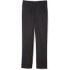 French Toast Boys’ Relaxed Fit Twill Pant with Adjustable Waist in Standard Slim and Husky(Black)
