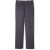 French Toast Boys’ Relaxed Fit Twill Pant with Adjustable Waist in Standard Slim and Husky(Heather Gray)