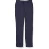 French Toast Boys’ Relaxed Fit Twill Pant with Adjustable Waist in Standard Slim and Husky(Navy)