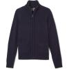French Toast Boys’ Zip Front Sweater(Navy)