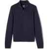 French Toast Boys’ Zip Front Sweater(Navy Blue)