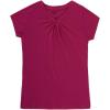 French Toast Girls Short Sleeve V-Neck T-Shirt Tee(Rose Violet)
