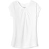 French Toast Girls Short Sleeve V-Neck T-Shirt Tee(White)