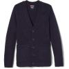French Toast Unisex Anti-pill V-neck (Standard & Husky) School Uniform Cardigan Sweater(Navy)