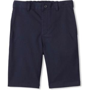 French Toast Boys Adaptive Bermuda Shorts with Hook and Loop Closure(Navy)