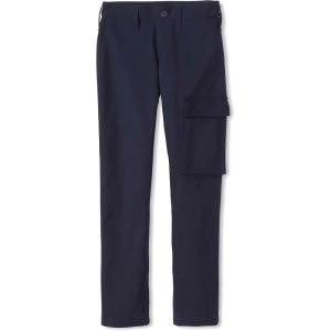 French Toast Boys Adaptive Seated Straight Leg Stretch Twill Pant with Thigh Pocket(Navy)