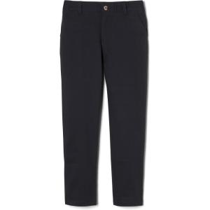 French Toast Boys’ Adjustable Waist Straight Fit Stretch Twill Chino Pant(School Uniform Black)