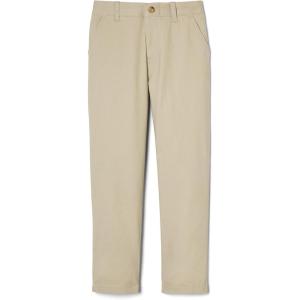 French Toast Boys’ Adjustable Waist Straight Fit Stretch Twill Chino Pant(School Uniform Khaki)
