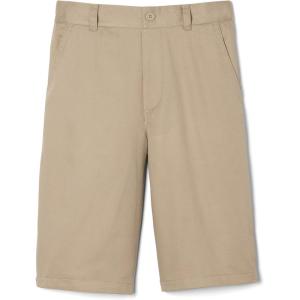 French Toast Boys’ Elastic Back Shorts School Uniform for Kids(Khaki)