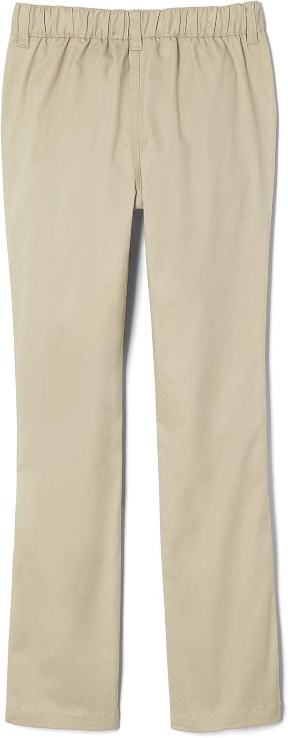imageFrench Toast Girls Adaptive Straight Leg Pants with Hook and Loop Closure and PullApart Leg OpeningsKhaki