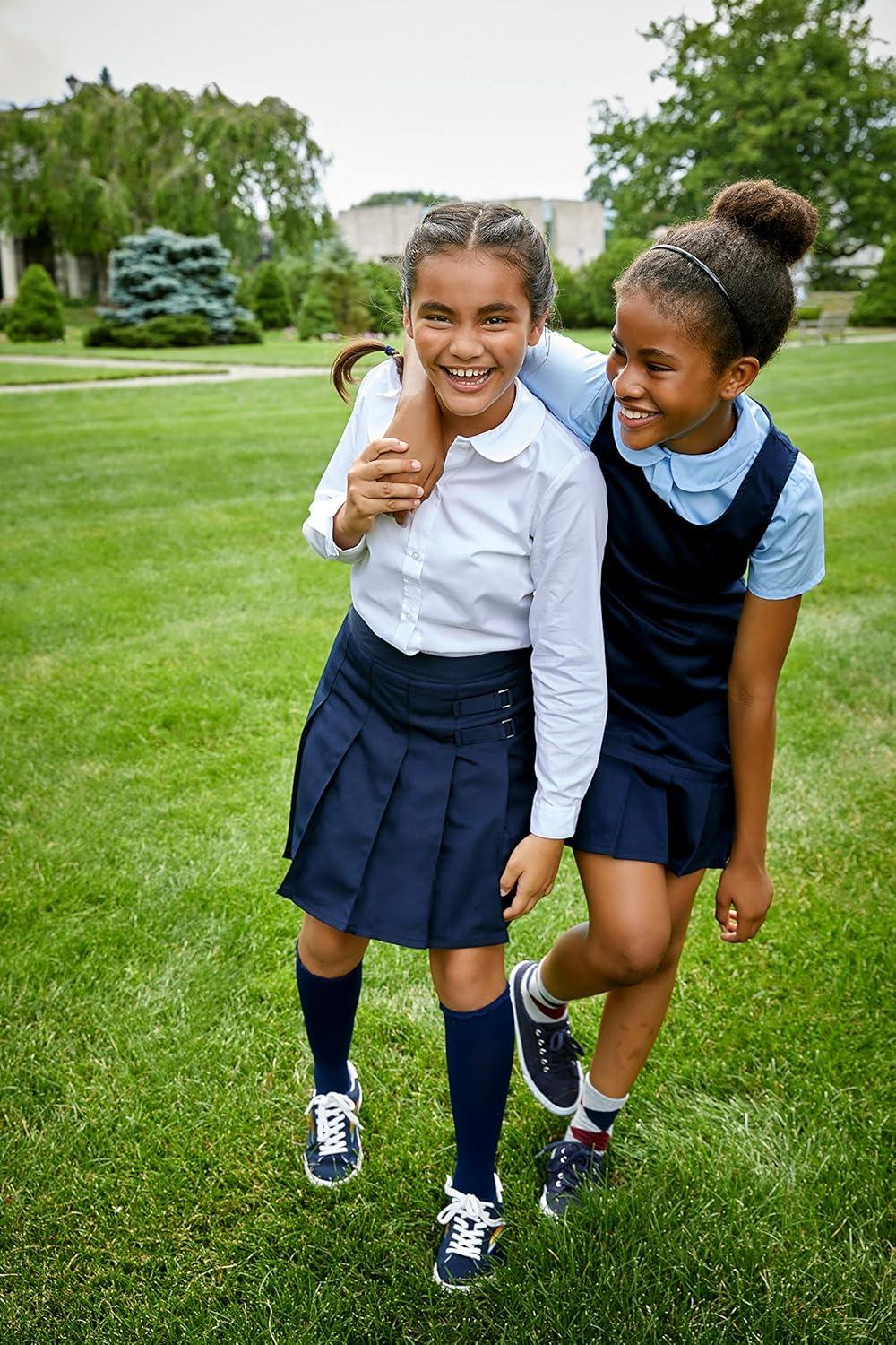 imageFrench Toast Girls Pleated Hem Jumper with RibbonNavy