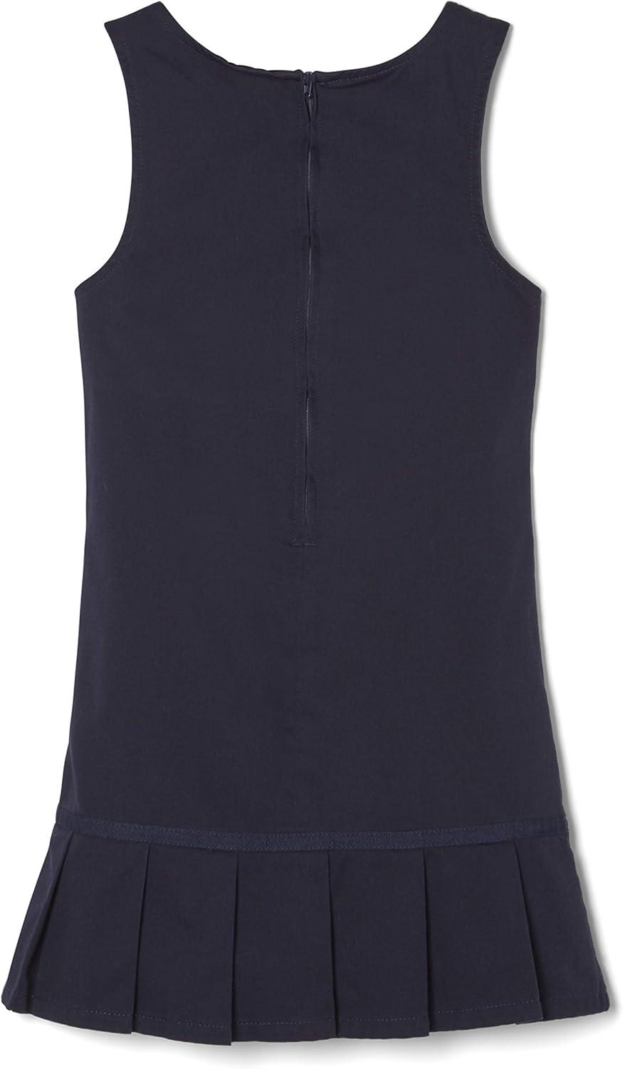 imageFrench Toast Girls Pleated Hem Jumper with RibbonNavy