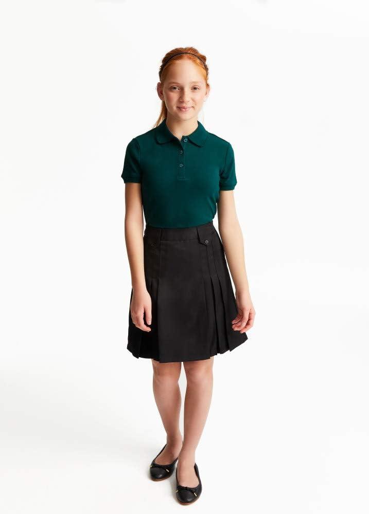imageFrench Toast Girls Short Sleeve Picot Collar Polo School Uniform Shirt Standard and PlusHunter Green