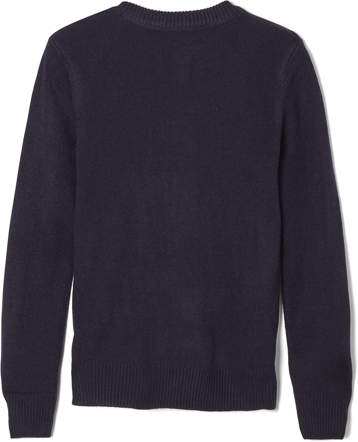 imageFrench Toast Little Girls Knit Cardigan SweaterNavy