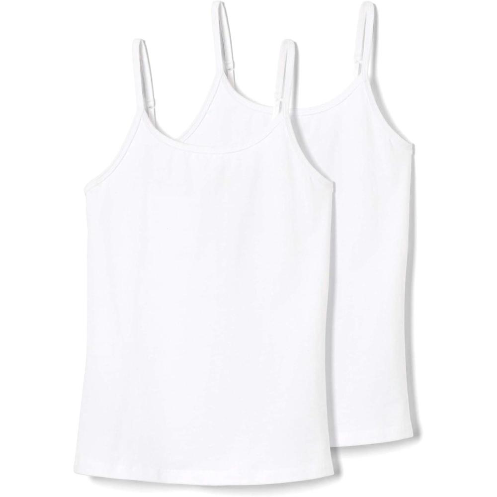 imageFrench Toast Girls 2Pack Basic Cami TopsWhiteWhite