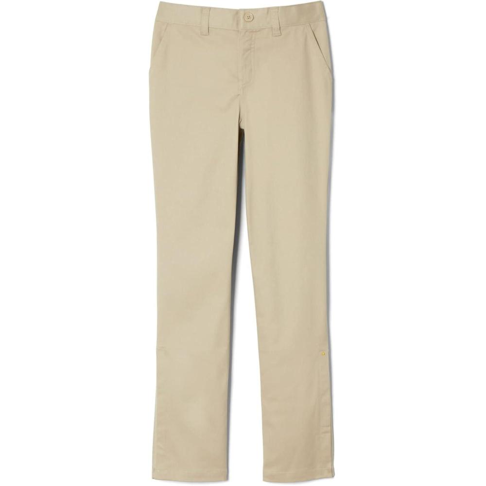 imageFrench Toast Girls Adaptive Straight Leg Pants with Hook and Loop Closure and PullApart Leg OpeningsKhaki