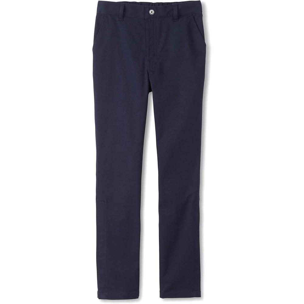 imageFrench Toast Girls Adaptive Straight Leg Stretch Twill PantNavy New
