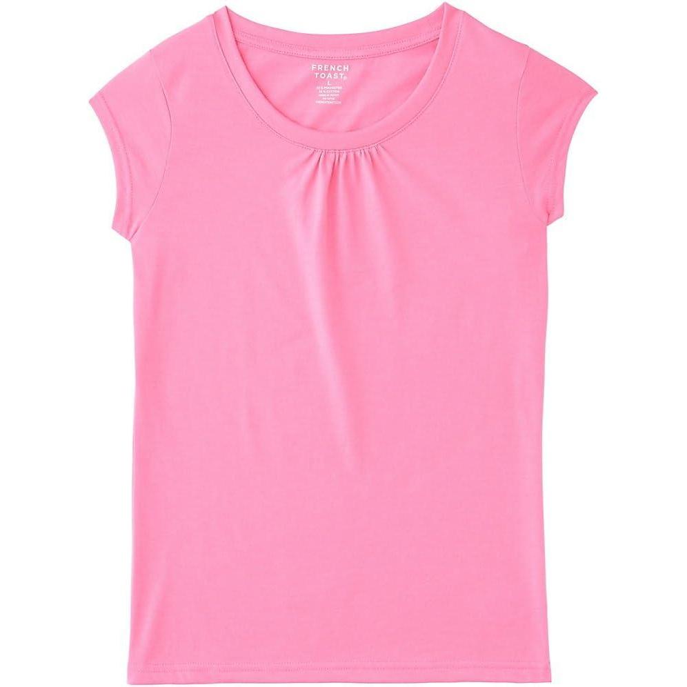 imageFrench Toast Girls Toddler Short Sleeve Crewneck Tee TShirtPink