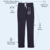 French Toast Boys Adaptive Fleece Sweatpants with Lift Loops and Pull-Apart Leg Openings(Navy)