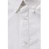 French Toast Boys Adaptive Long Sleeve Oxford Shirt with Hidden Hook and Loop Placket and Cuffs(White)