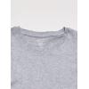 French Toast Boys Long Sleeve Crewneck Tee T-Shirt T Shirt(Heather Gray)
