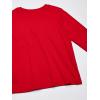 French Toast Boys Long Sleeve Crewneck Tee T-Shirt T Shirt(Red)