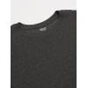 French Toast Boys Long Sleeve Thermal Waffle Tee T-Shirt White(Charcoal Heather (F17))