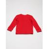 French Toast Boys Long Sleeve Thermal Waffle Tee T-Shirt White(Red Red)