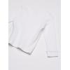 French Toast Boys Long Sleeve Thermal Waffle Tee T-Shirt White(White)