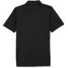 French Toast Boys’ Short Sleeve Moisture Wicking Stretch Sport Polo Shirt (Kids Standard & Husky Sizes)(Black)