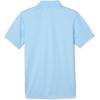 French Toast Boys’ Short Sleeve Moisture Wicking Stretch Sport Polo Shirt (Kids Standard & Husky Sizes)(Light Blue)