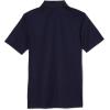 French Toast Boys’ Short Sleeve Moisture Wicking Stretch Sport Polo Shirt (Kids Standard & Husky Sizes)(Navy)