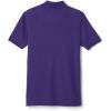 French Toast Boys Short Sleeve Pique Polo Shirt (Standard & Husky), Black, 10(Purple)