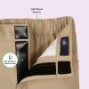 French Toast Girls Adaptive Bermuda Shorts with Hook and Loop Closure(Khaki (New))