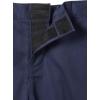 French Toast Girls Adaptive Bermuda Shorts with Hook and Loop Closure(Navy)