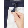 French Toast Girls Adaptive Bermuda Shorts with Hook and Loop Closure(Navy)